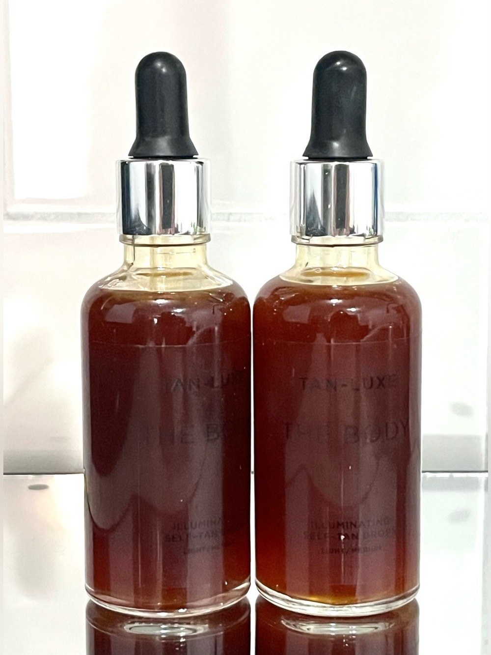 (2pc) Tan-Luxe The Body Illuminating Self Tan Drops, *Light Medium*, 1.69oz